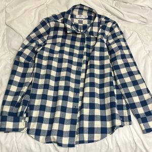 Blue and White Flannel